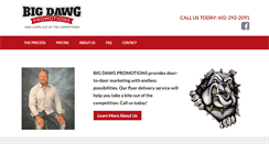 Desktop Screenshot of bigdawgpromotions.com